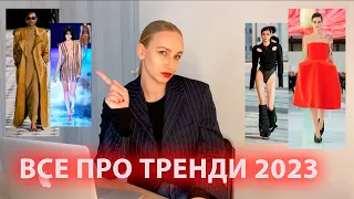 ТОП-10 ГАРЯЧИХ ТРЕНДІВ ВЕСНА/ЛІТО 2023: курс на жіночність, асиметрія, багато мережива та кіберпанк