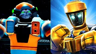 REAL STEEL WRB Axelrod VS Aquabot & Danger Zone & Tackle & Blockbuster & Bluebot