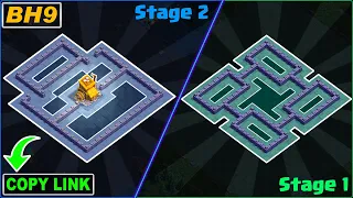 New BH9 Base (Stage 1 & Stage 2) | Builder Hall 9 Base Link (After Update) 2023 - Clash of Clans