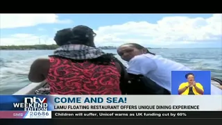 Lamu floating restaurant offers unique dining experience