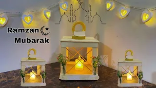DIY Ramzan Lantern Using Popsicle Sticks |Ramzan Craft Ideas