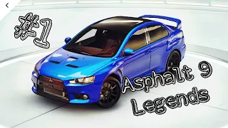 Прохождение 1 игры Asphalt 9 Legends Первый взгляд !