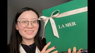 ASMR Unwrapping La Mer Advent Calendar 🎄✨🌊~ So Much Crinkling ~ Tissue Paper ~ Tapping ~ Soft Spoken