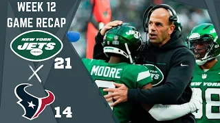 New York Jets vs Houston Texans NFL Week 12 Game Recap