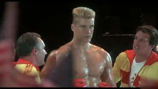 Ivan Drago vs Apollo Creed Final Fight ROCKY 4, 8K full film editing, Alpha Cinema Club,