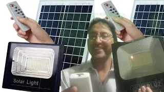 Sabe como funciona aun reflector solar LED automatizado ? 100w