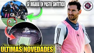 🚨 Se CONFIRMA que MESSI sí jugará en pasto sintético este fin 🤩  Detalles del entreno del Miami ✅️