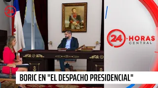 Gabriel Boric en "El despacho presidencial" | 24 Horas TVN Chile