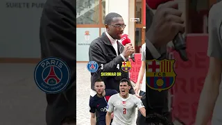 MBAPPE or LEWANDOWSKI? BARCELONA v PSG CHALLENGE 💥 #shorts