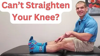 Can't Straighten Knee? Here's Why plus How To Get Your Leg Straighter