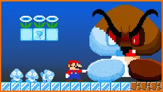 Super Mario Bros. but Everything Mario Touch turns to ICE || Game Animation