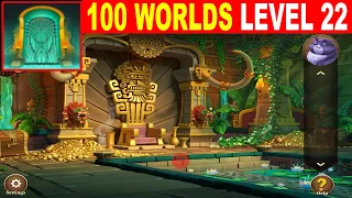 100 Worlds LEVEL 22 Walkthrough - Escape Room Game 100 Worlds Guide