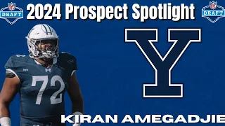 "Kiran Amegadjie Is BRILLIANT!" | 2024 NFL Draft Prospect Spotlight!