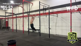 2024 CrossFit Quarterfinals Workout #3