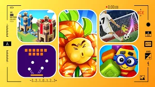 Merge Plants, Toy Blast, Conquer The Tower, Brick Mania, Soccer Stars Gameplay #iGamer