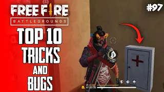 Top 10 New Tricks In Free Fire | New Bug/Glitches In Garena Free Fire #97