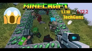 САМЫЙ ЛУЧШИЙ МОД НА ОРУЖИЕ ДЛЯ Minecraft 1.12.2 !!! КАК СКАЧАТЬ И УСТАНОВИТЬ МОД Techguns НА ПК?