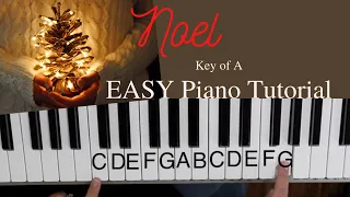 Noel  -Chris Tomlin ~ Ed Cash ~Matt Redman (Key of A)//EASY Piano Tutorial