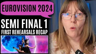 Semi Final 1 First Rehearsals Recap - Eurovision 2024