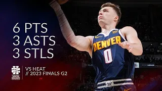 Christian Braun 6 pts 3 asts 3 stls vs Heat 2023 Finals G2