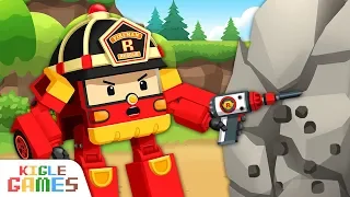 Cave Rescue | Rescue Play | Robocar Poli | Policecar Firetruck Ambulance | KIGLE GAMES