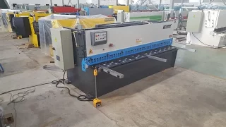 NC Cutting sheet metal ,Hydraulic shear ,6mm Metal Shearing machine from KRRASS