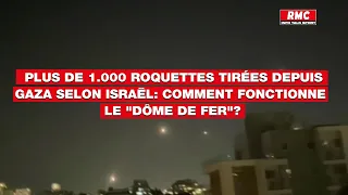 Plus de 1.000 roquettes tirées depuis Gaza selon Israël: comment fonctionne le "dôme de fer"?