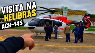 Voo com ACH 145 com novo rotor e visita na Helibras em Itajubá =D