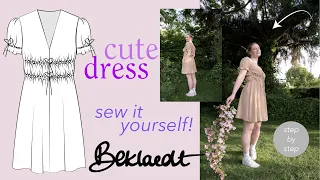 CUTE summer dress for you to sew - pattern available for download