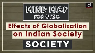 MindMaps for UPSC - Effects of Globalization on Indian Society