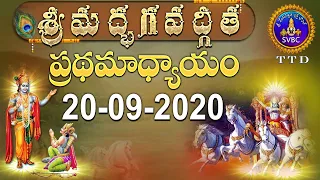 శ్రీమద్భగవద్గీత | SRIMADBHAGAVADGITA | TIRUMALA | 20-09-2020 | SVBC TTD