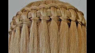 como hacer un peinado De cascada con trenza pansita de vibora,