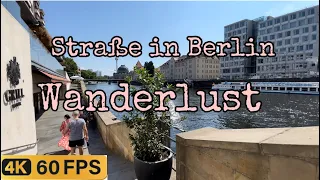 {4K60FPS} Wanderlust in Berlin Friedrichstraße | Walk in Friedrichstraße Berlin|Virtual Walking Tour