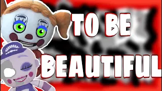 FNAF - TO BE BEAUTIFUL SONG LYRIC VIDEO PLUSH VERSION!! - Dawko & DHeusta