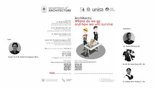 e8-Discussion Series #8 : “Architects  Where do we go and how we will survive ”