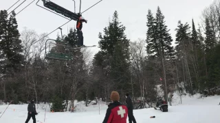 Rescue of Boy Hanging from Ski Lift in Utah - Full Video