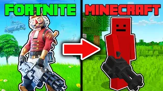 Minecraft But, We Added ITEMS From Different Games...