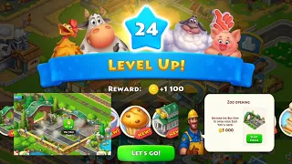 township level 24 gameplay zoo unlock 🔓