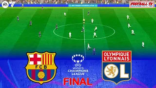 BARCELONA vs LYON | Final UEFA Women's Champions League 2024 | Full Match | EA FC 24 Gameplay