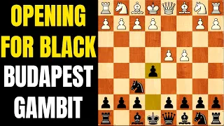 Good Opening For Black Against 1.d4 - Budapest Gambit