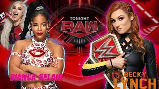 Becky Lynch vs Bianca Belair 2022 | Monday Night RAW | WWE2K22 | Gameplay #1