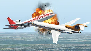 Pilots Got Discipline Because Two Big Airplanes Almost Collide During Mid-Air | X-PLANE 11