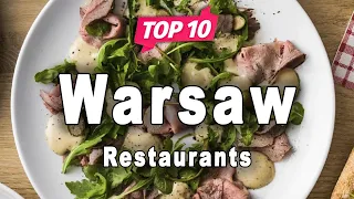 Top 10 Restaurants to Visit in Warsaw | Poland - English