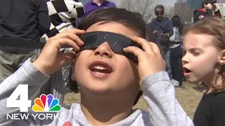 Solar eclipse celebrated across the tri-state | NBC New York
