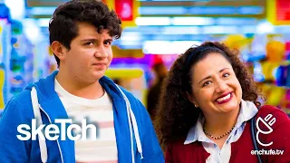 So Lame Going Grocery Shopping with Mom | enchufetv