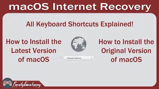 How to Use Internet Recovery to Reinstall macOS -  All Options!