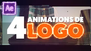 4 ANIMATIONS de LOGO sur AFTER EFFECTS