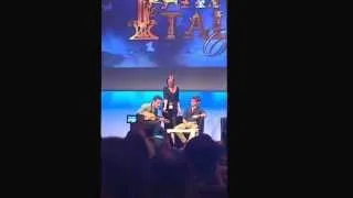 OUAT Sean Maguire (Sings & is playing tiny guitar) & Robbie Kay - Fairytales II Convention Paris