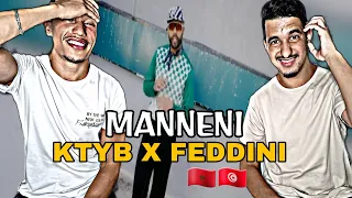 KTYB X FEDDINI - MANNENI (REACTION)🇲🇦🇹🇳 Traack Sekran😂🔥