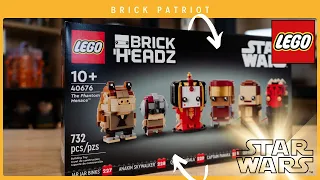 LEGO Star Wars The Phantom Menace Brick Headz 40676 Review! (2024)